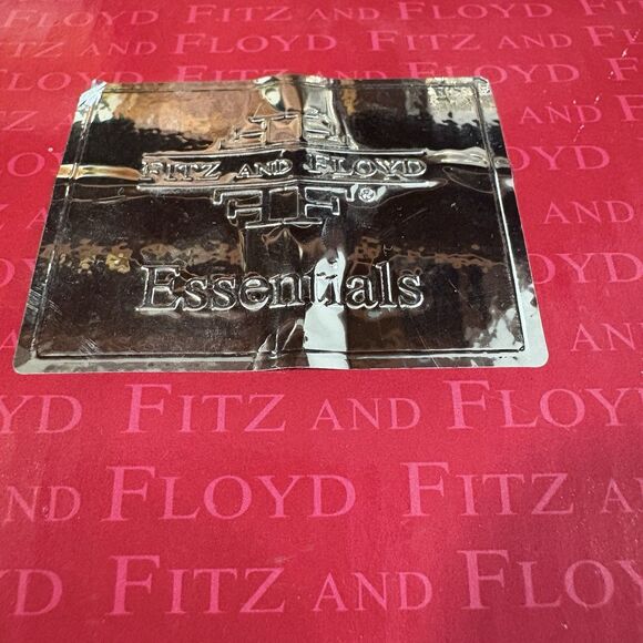 FITZ AND FLOYD Candy Lane Sugar And Creamer Set, NEW IN BOX Retired Pattern - Picture 8 of 9